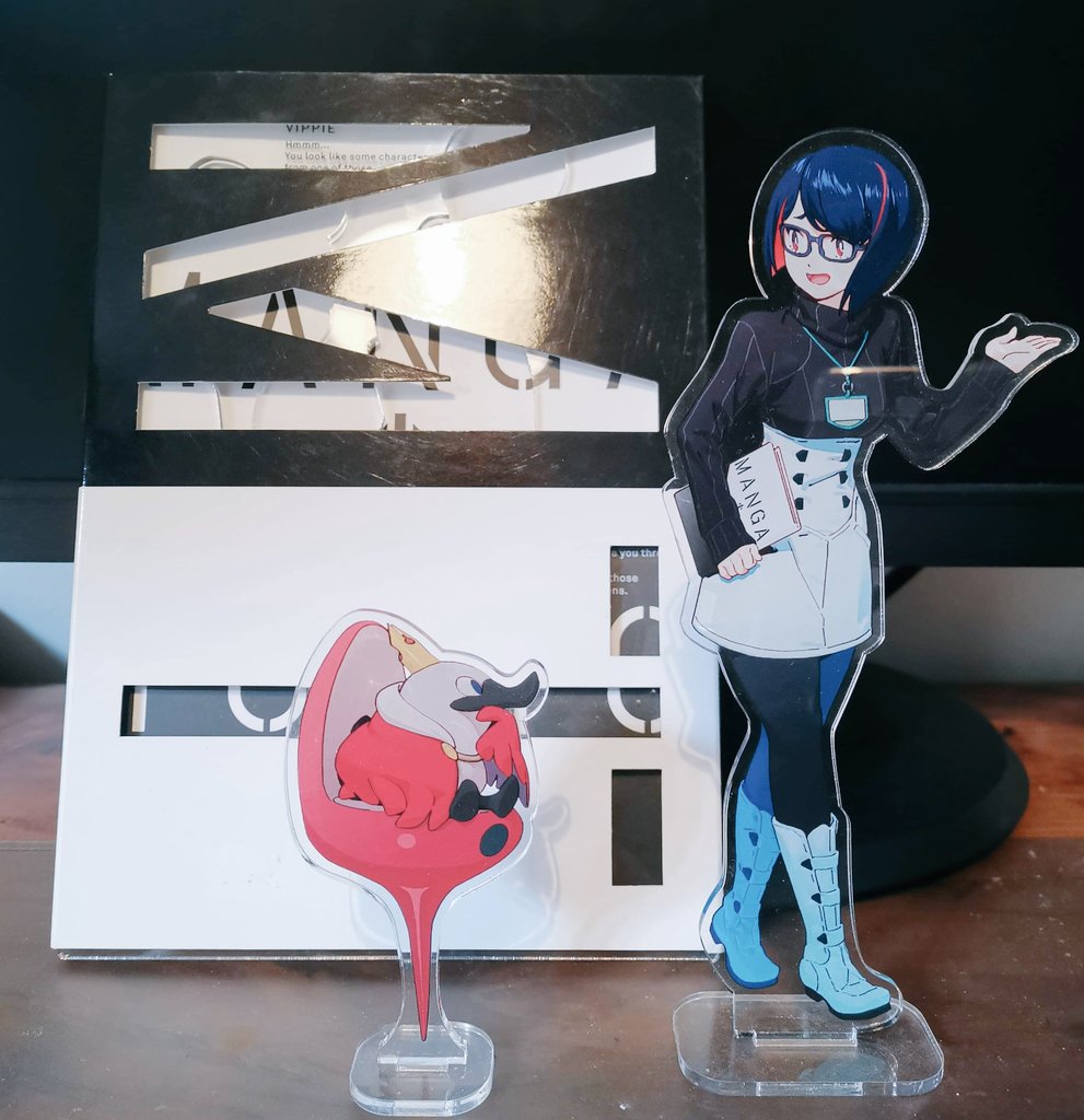 Manga Tokyo exhibition book and acrylic stand