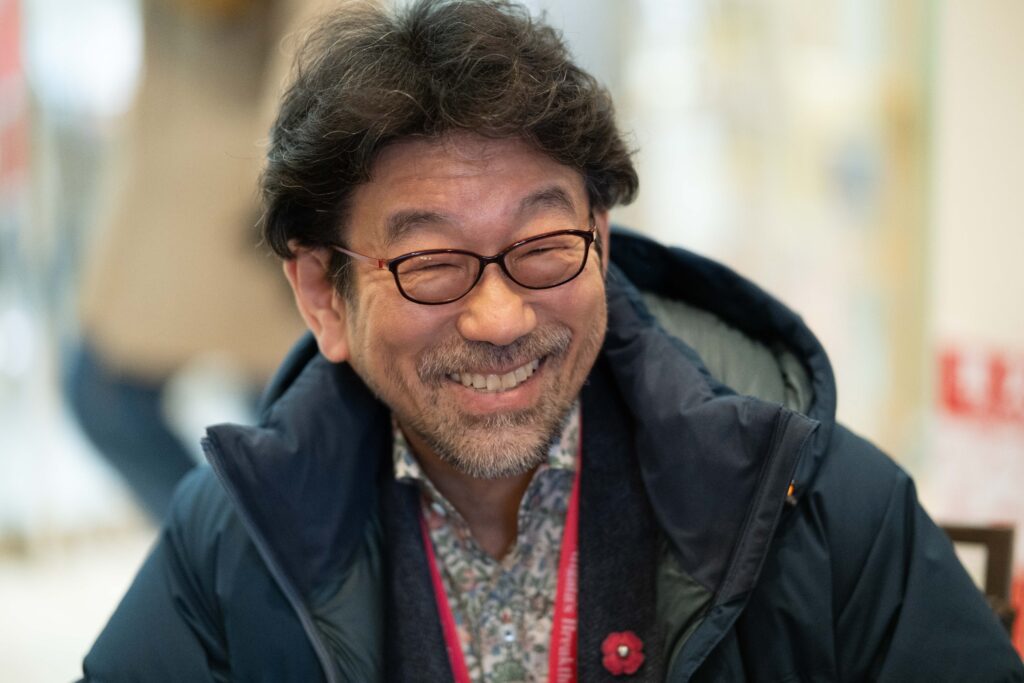 President of anime production company GENCO, Mr. Tarô Maki